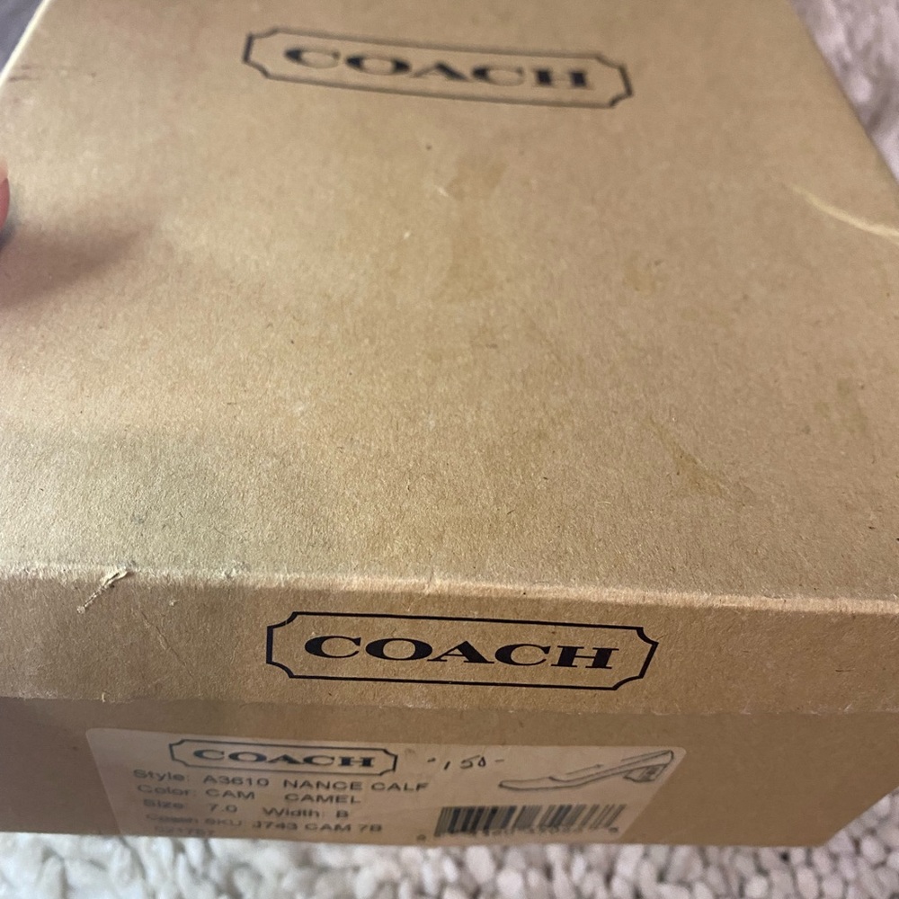 Vintage COACH Camel Nance Calf shoes - Picture 9 of 16